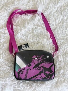 Buckle-Down Toy Story Zurg Crossbody Bag in Purple and Black